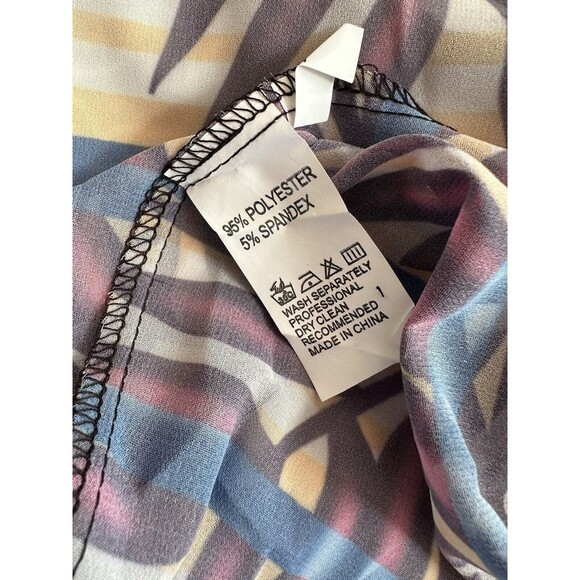 Leaf  Print Half Sleeve Kimono Cardigan Loose Cover Up - Picture 3 of 3